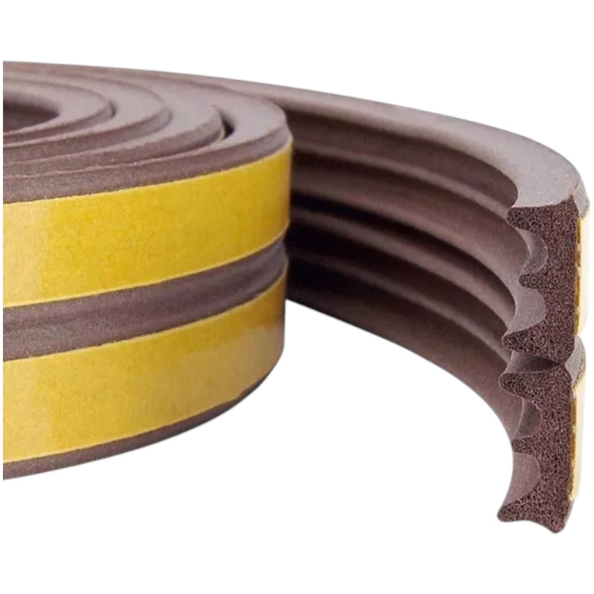 Уплотнитель для окон и дверей Weikan самоклеящийся 9х4х6 м (R35867) - фото 5