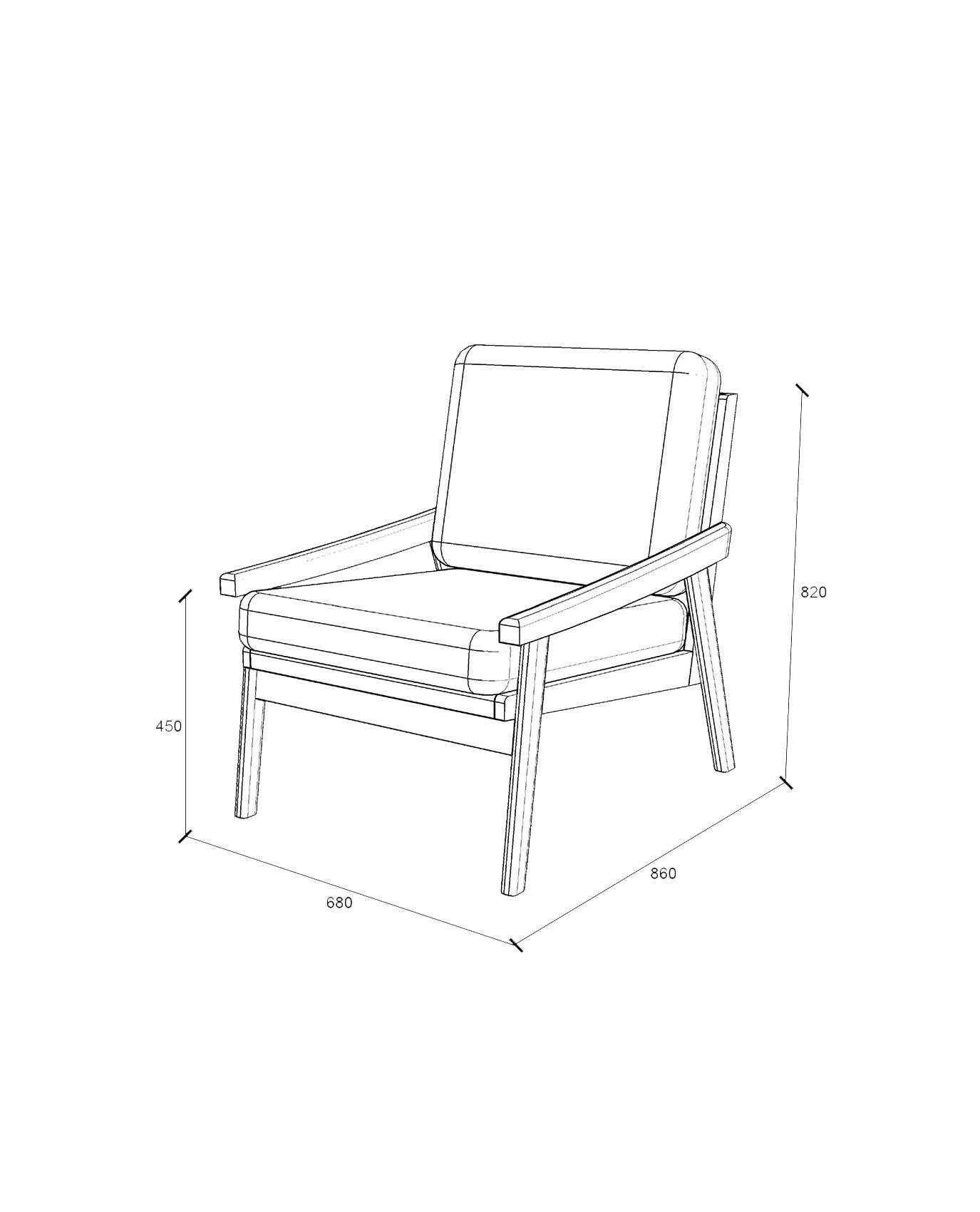 Мягкое кресло Lofty Грейс из натурального дерева Ясень/Бежевый - фото 6 Мягкое кресло Lofty Грейс из натурального дерева Ясень/Бежевый - фото 6