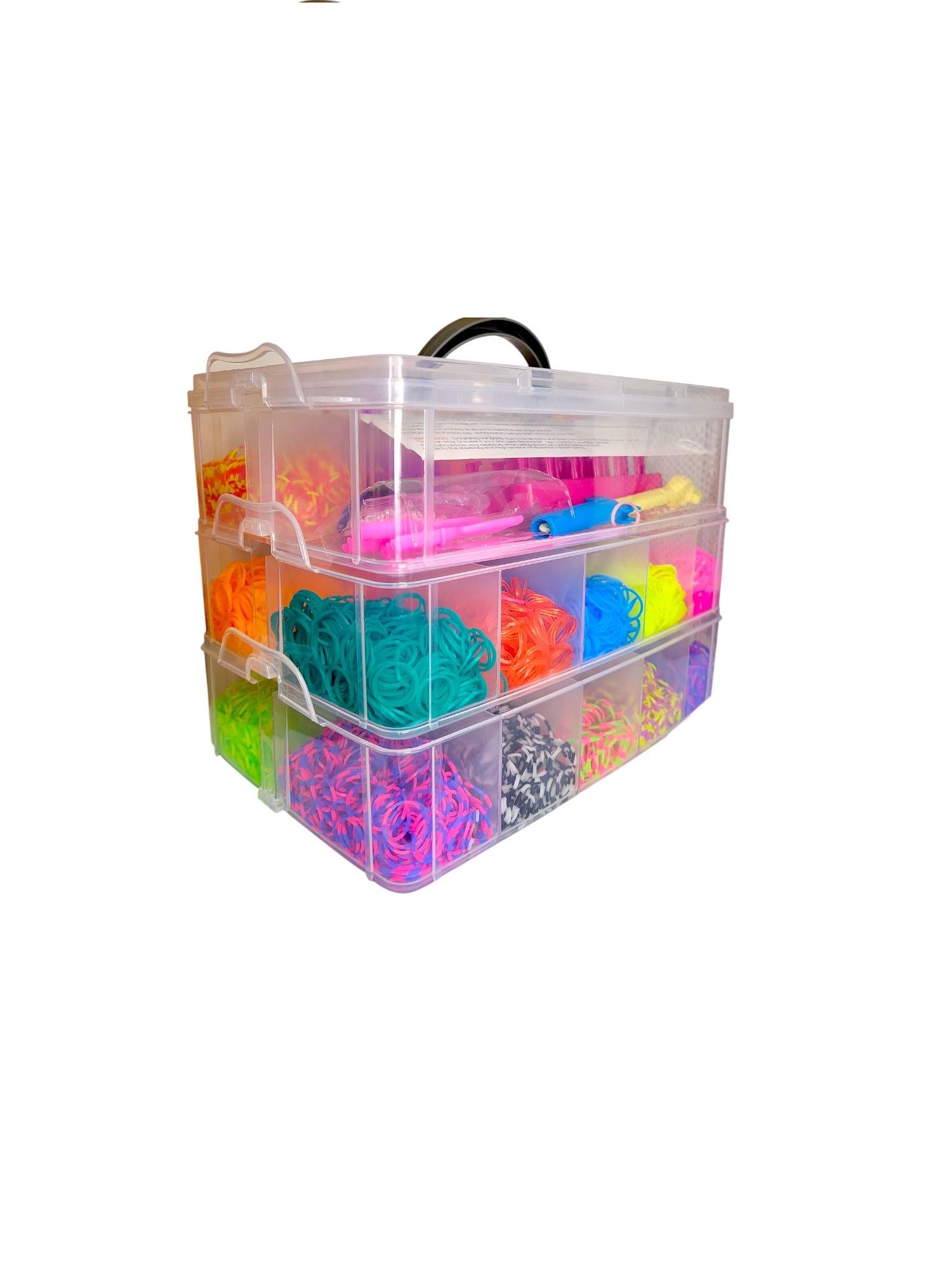 Набор для плетения браслетов Fashion loom bands set 3 ярусный 12000 резинок (142)