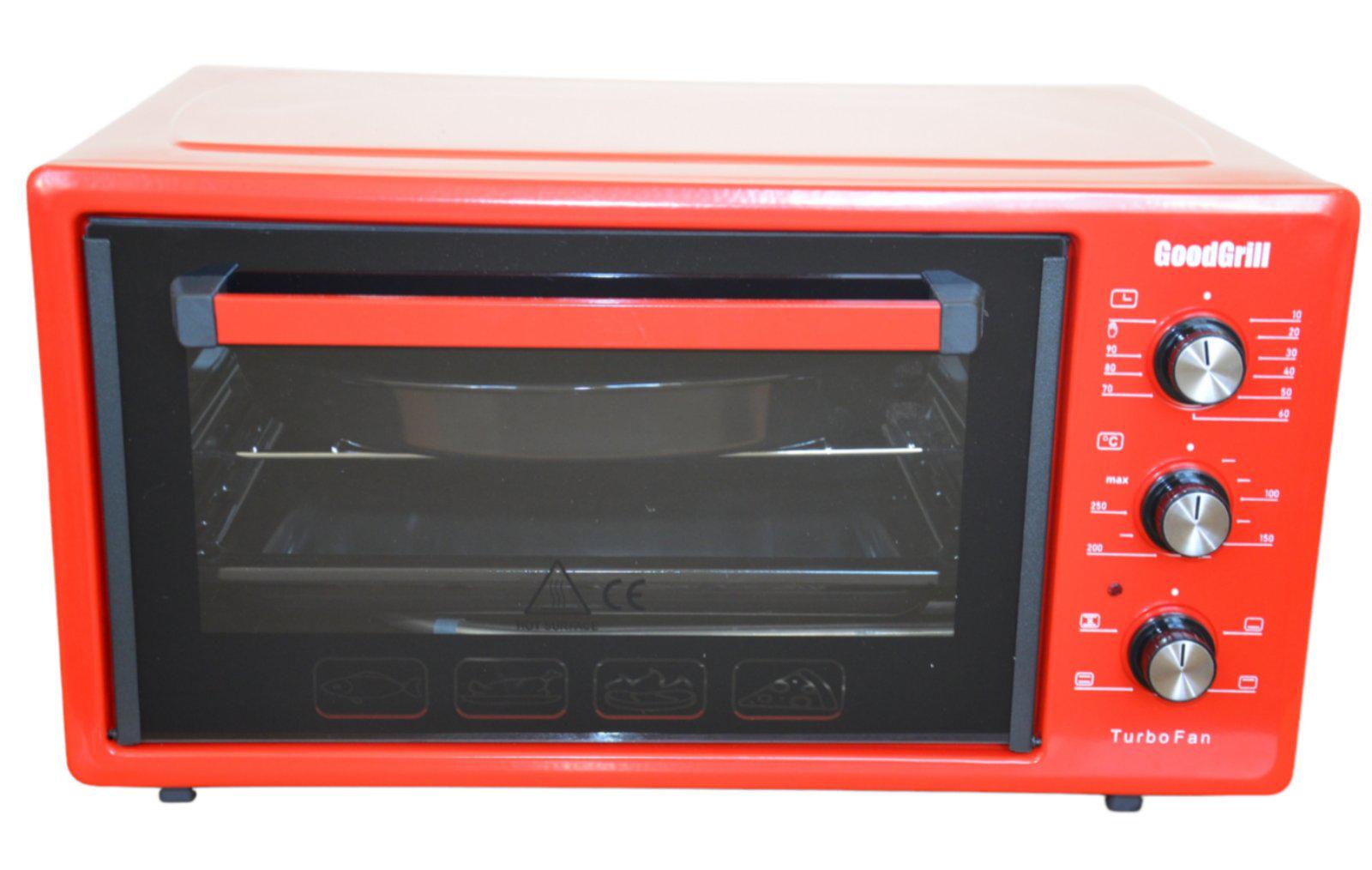 Электрическая печь GoodGrill GR-5001TR_r 1300 Вт 50 л с конвекцией 4 режима (1056)