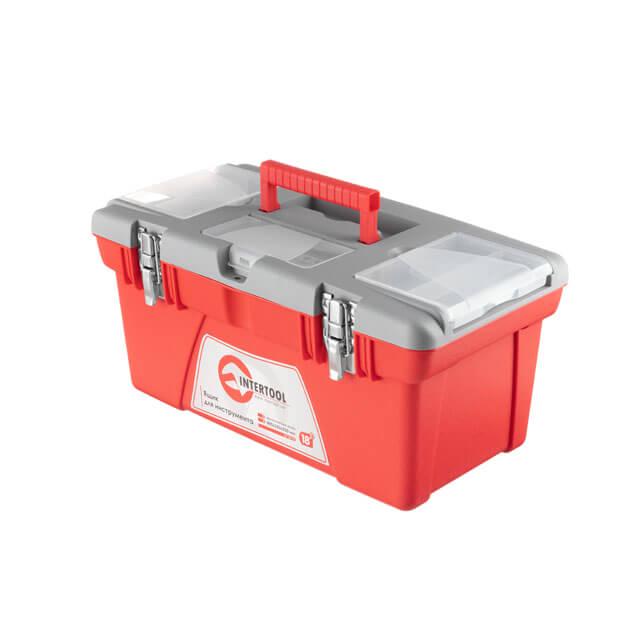 Ящик для инструментов с металлическими замками 18" 480х250х230 мм - фото 7