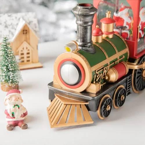 Ліхтар музичний новорічний Різдвяний поїзд на батарейках та від USB 32 см (26140881) - фото 4 Ліхтар музичний новорічний Різдвяний поїзд на батарейках та від USB 32 см (26140881) - фото 4