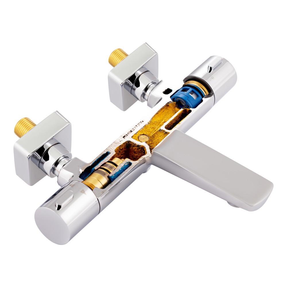 Змішувач для ванни Qtap Votice QVTC30T105GC термостатичний Chrome (2553560473) - фото 7