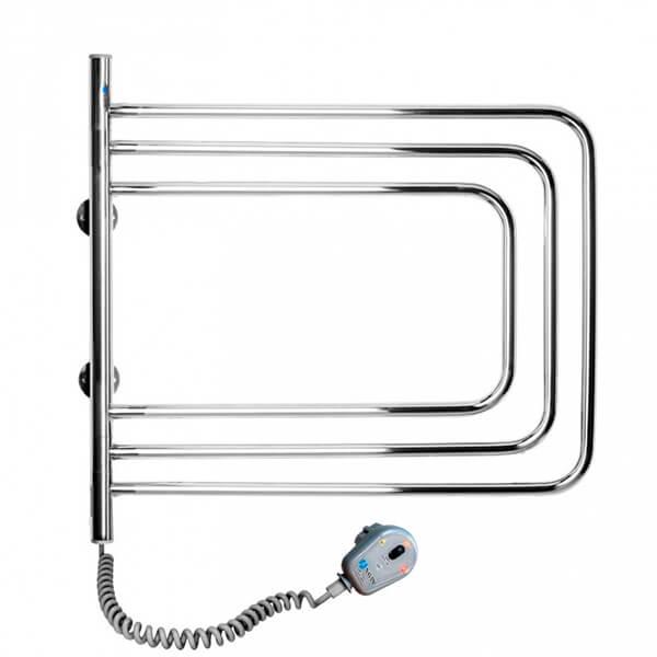 Рушникосушарка електрична NAVIN Віяло лівобічна з терморегулятором 600х600 мм (S10-026121-6060)