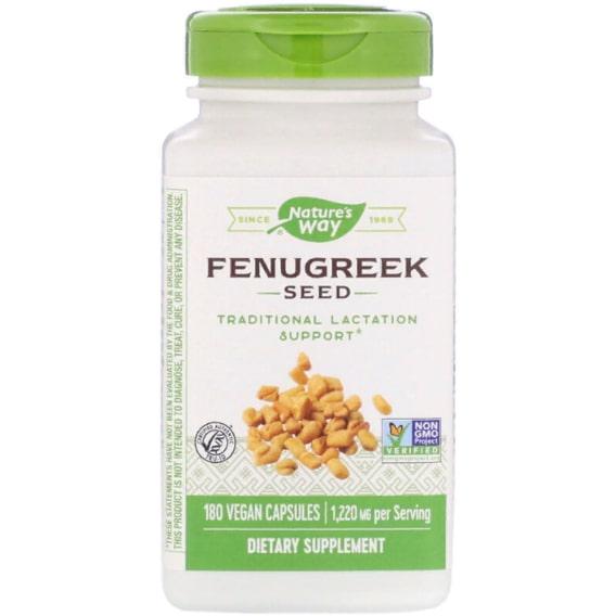 Пажитник Nature's Way Fenugreek Seed 610 мг 180 Veg Caps NWY-14610