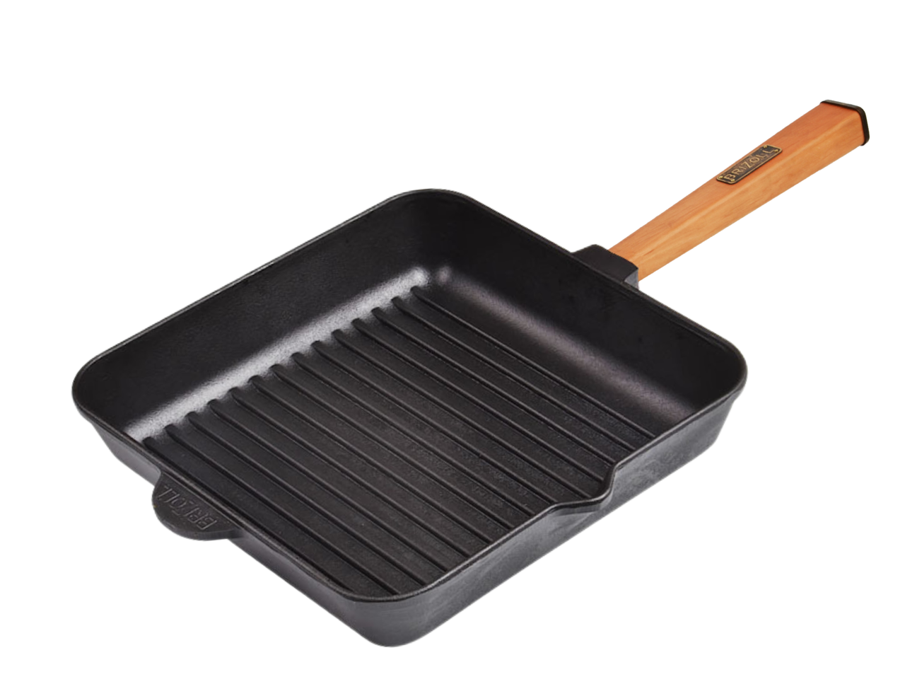 Чугунная сковорода-гриль Brizoll Optima 280х280х50 мм (32551097) Чугунная сковорода-гриль Brizoll Optima 280х280х50 мм (32551097)