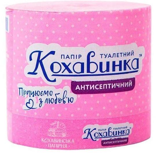 Туалетная бумага Кохавинка Антисептическая 8 рул. Розовый