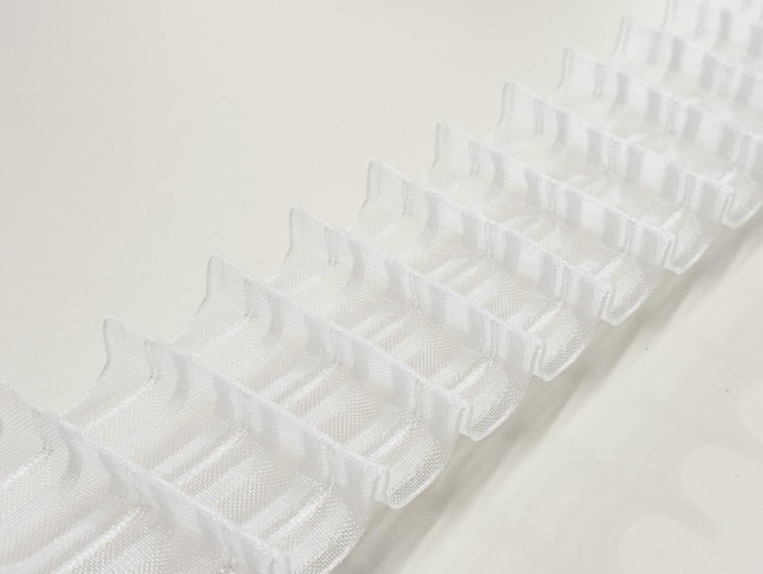 Равномерная тесьма 8 см 1/1,8 Прозрачный