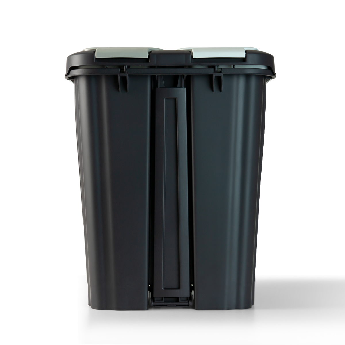 Відро для сміття сортувальне МВМ MY HOME BIN-05 з кришкою 10/10 л Сірий (608364) - фото 7