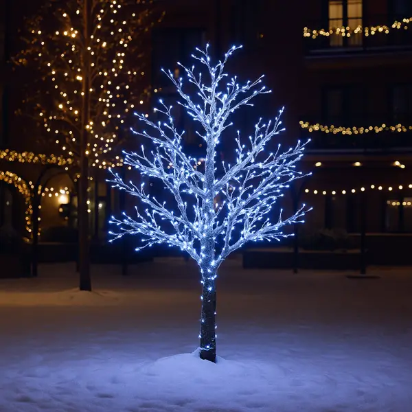 Гірлянда Нитка вулична 300 LED 30 м від мережі Білий (CF300L30MWW) - фото 2 Гірлянда Нитка вулична 300 LED 30 м від мережі Білий (CF300L30MWW) - фото 2