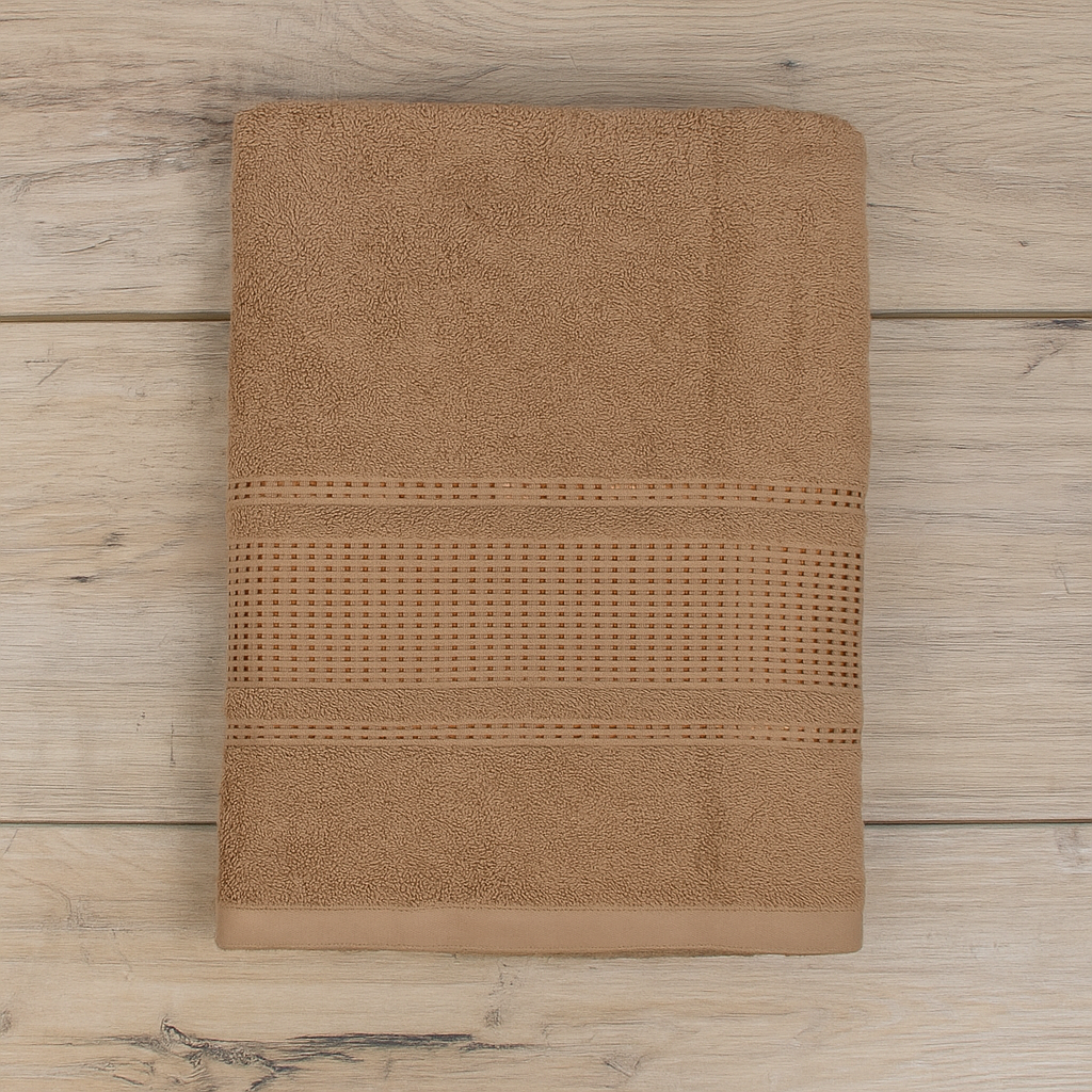 Рушник махровий Aisha Royal 70х140 см Капучино (25898065)