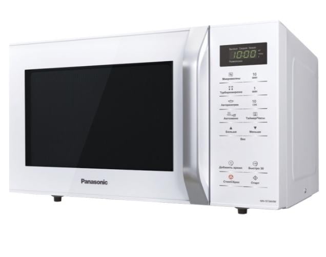 Мікрохвильова піч Panasonic NN-ST34H з електронним управлінням і дисплеєм 800 Вт 25 л Білий (NN-ST34HWZPE)