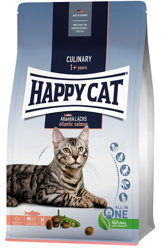Сухий корм для кішок Happy Cat Хапі Кет Atlantik-Lachs 10 кг (1470584631)