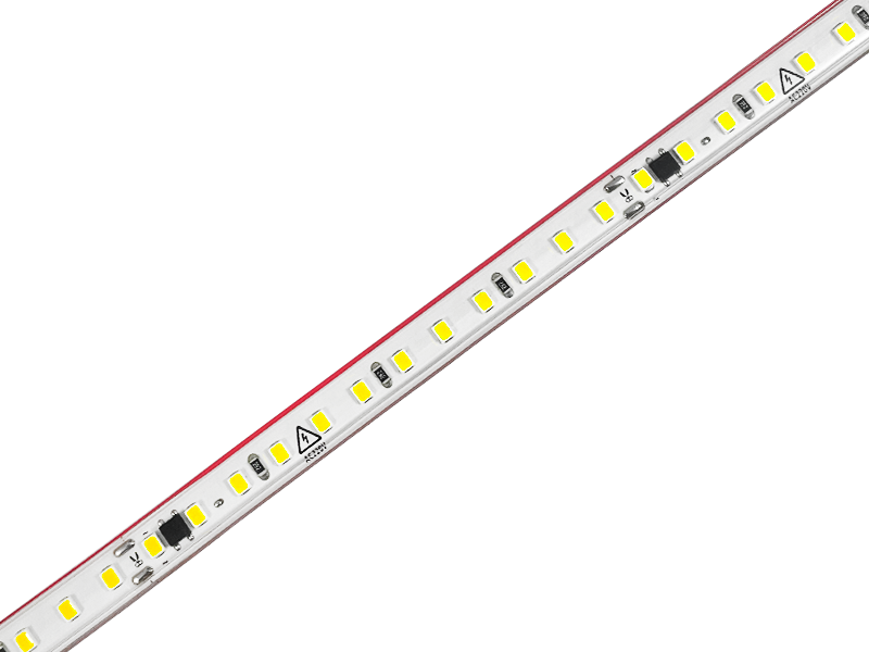 Світлодіодна стрічка AVT 17-W SMD2835 120 LED 11х5,5 мм 220 В 9 Вт IP65 1 м Холодний білий (7691) - фото 3