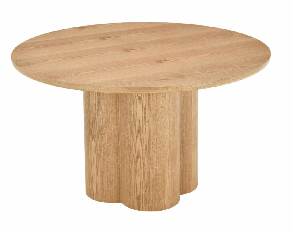 Стіл обідній кухонний Signal Rosalia ø120 см МДФ і шпон Дуб