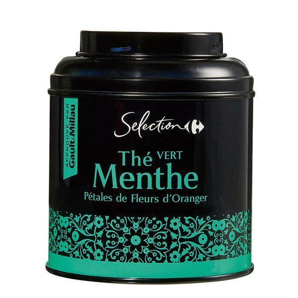 Чай м'ятний з нотками апельсину Carrefour Selection Menthe 100 г (13354624)