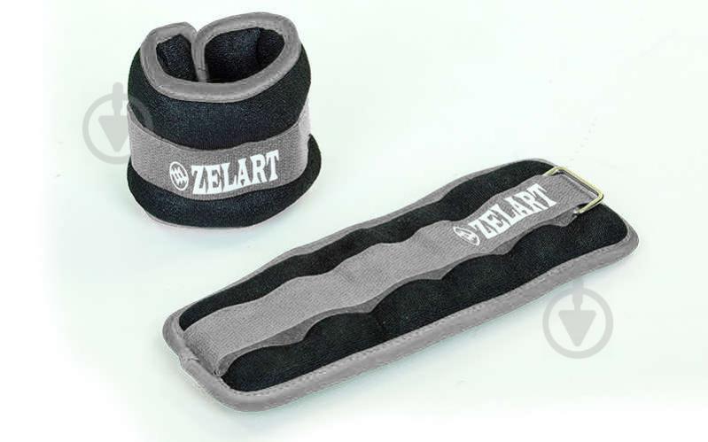 Утяжелители-манжеты для рук и ног Zelart FI-2502-4 (2 x 2кг) Серый
