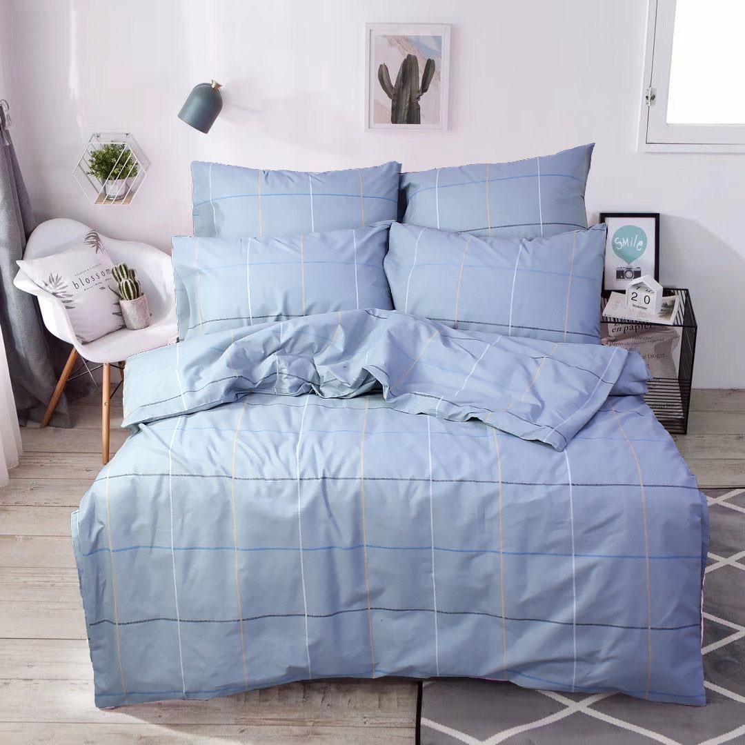 Комплект постельного белья двуспальный Еней-плюс З0027 Серый