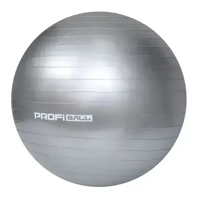 Фитбол анатомический PROFIBALL MS0381SL резиновый 55 см Серебряный (151-98-MS0381SL)
