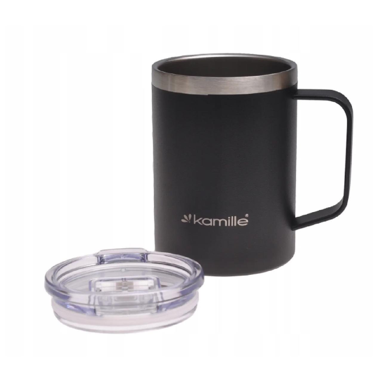 Термокружка Kamille 2159 из нержавеющей стали с поверхностью soft-touch 360 мл - фото 2 Термокружка Kamille 2159 из нержавеющей стали с поверхностью soft-touch 360 мл - фото 2