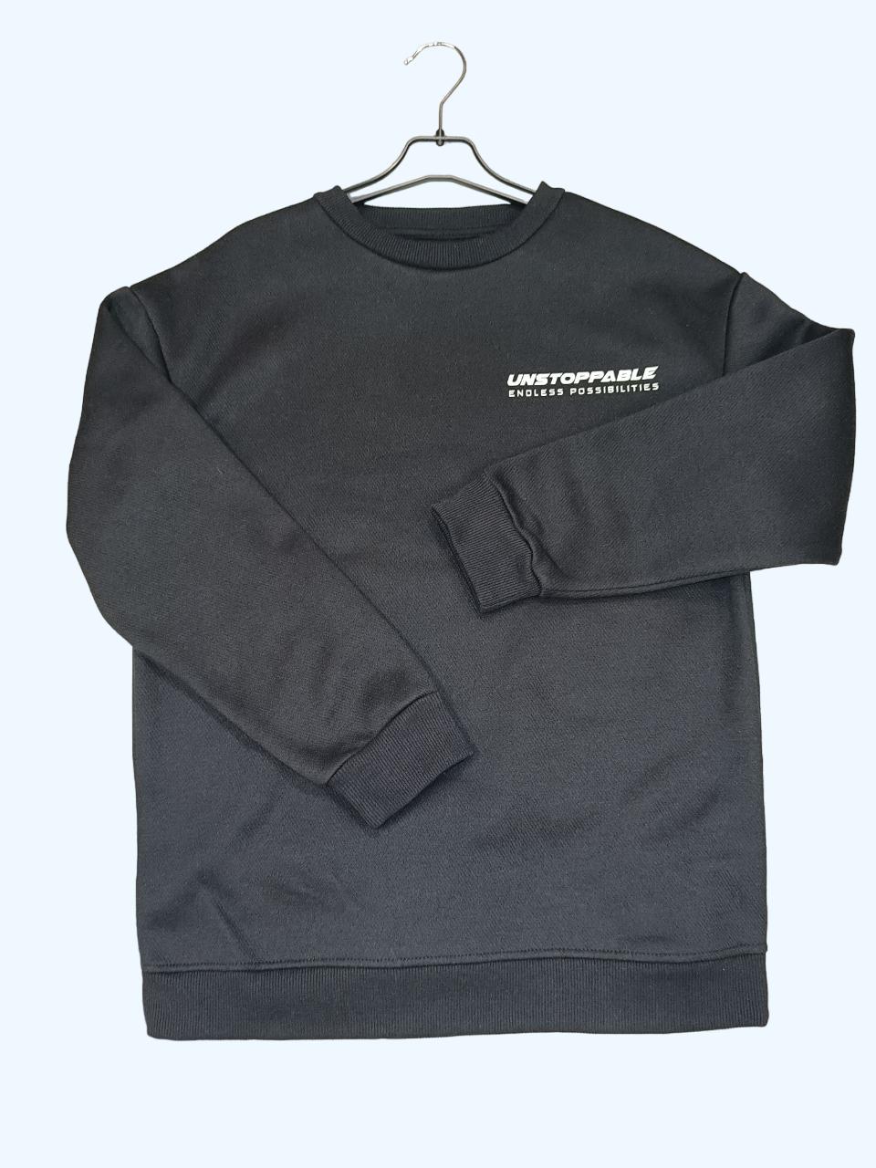 Світшот дитячий утеплений для хлопчика Primark 134 см Чорний (00752)