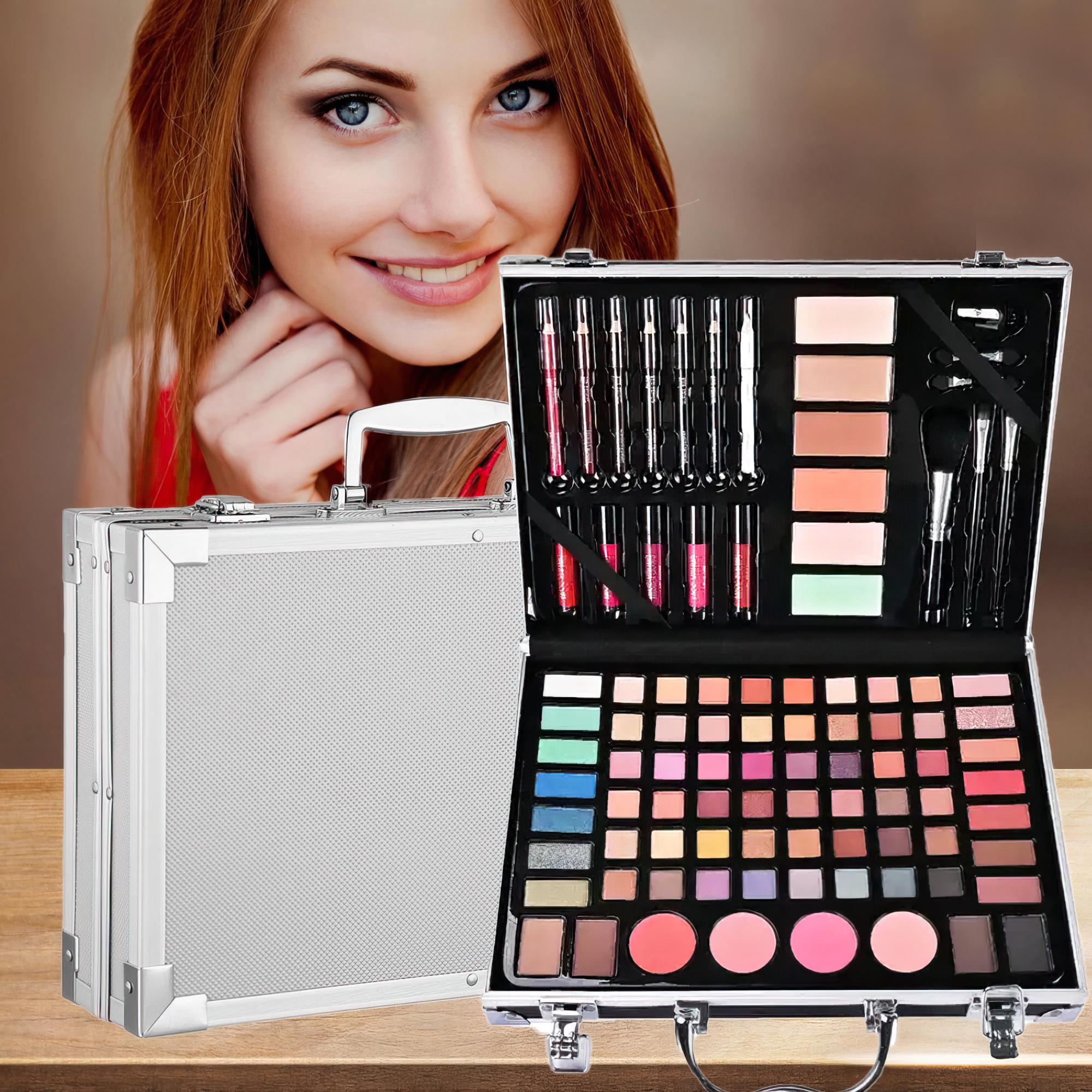 Набор косметики GM20250-1 в подарочном кейсе Серый - фото 2 Набор косметики GM20250-1 в подарочном кейсе Серый - фото 2