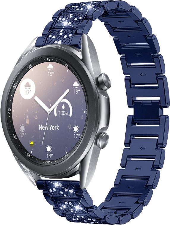 Браслет металлический Glam для Galaxy Watch 3 41 мм Blue (32789-28)