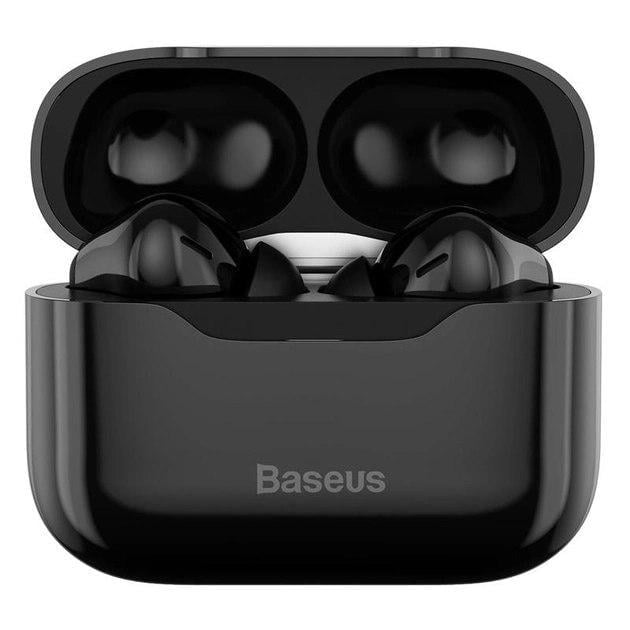 Наушники беспроводные Bluetooth ANC BASEUS SIMU S1 (NGS1-01) Black
