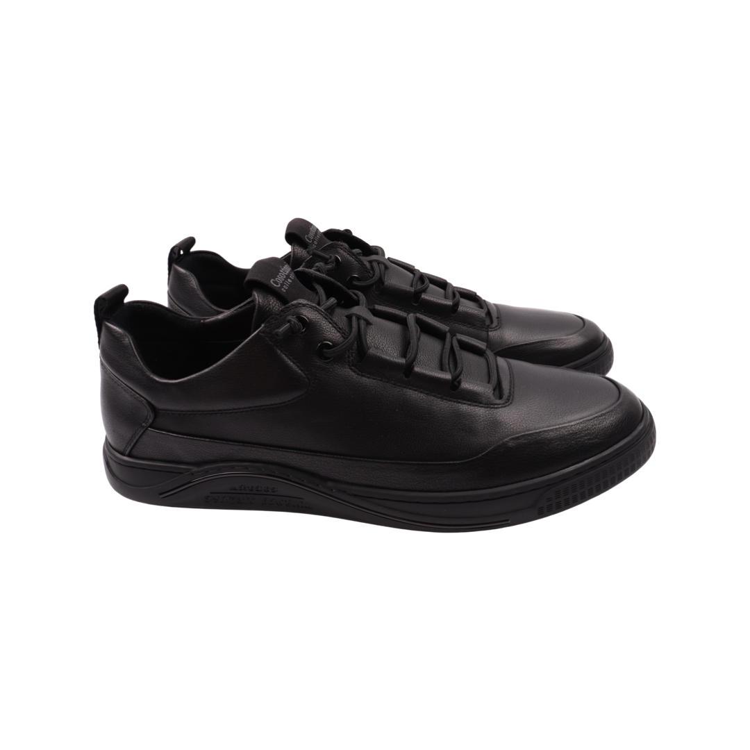 Кеди чоловічі Cosottinni зі шкіри р. 39 Чорний (364-22DTC)