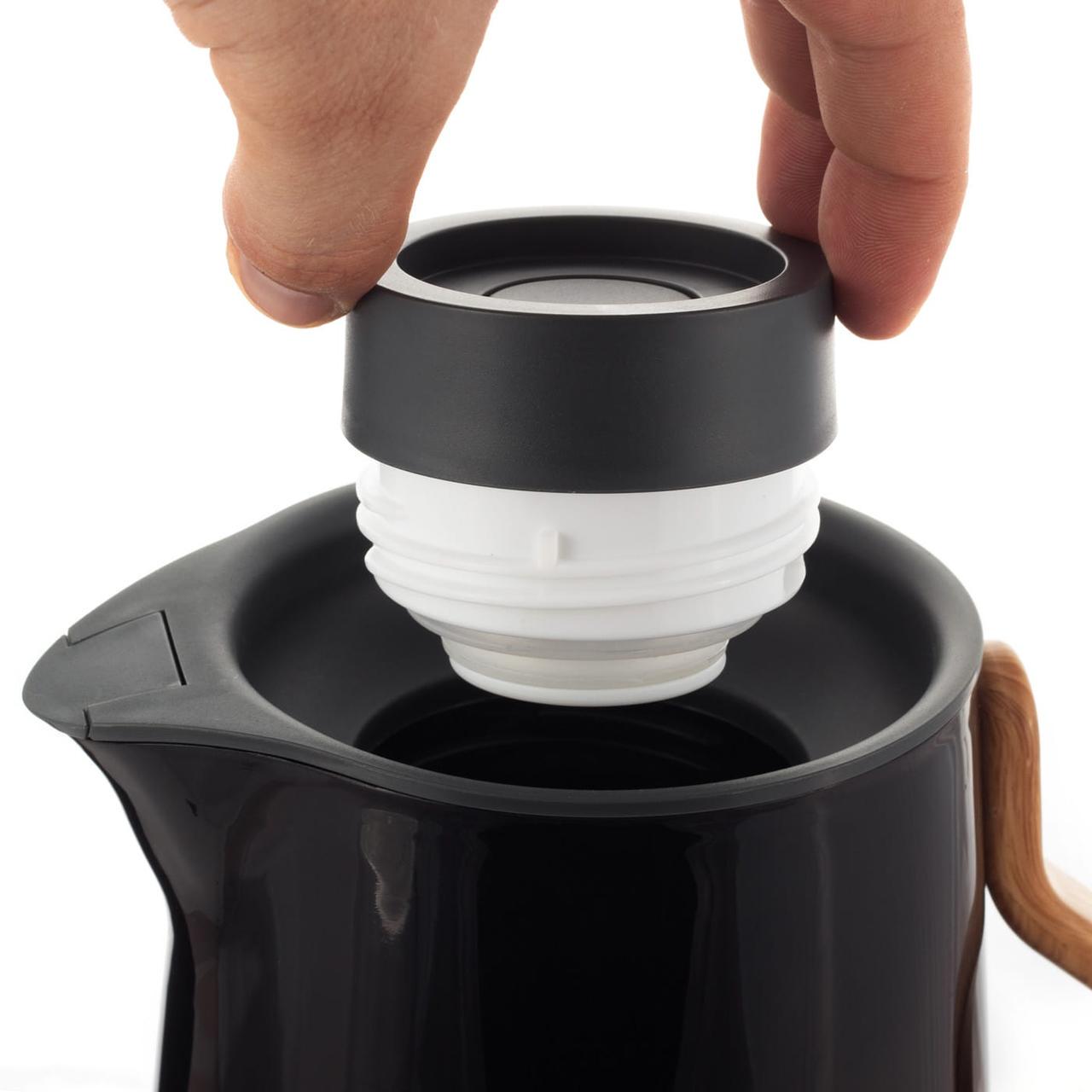 Термос пластиковий Ofenbach зі скляною колбою 1 л - фото 4