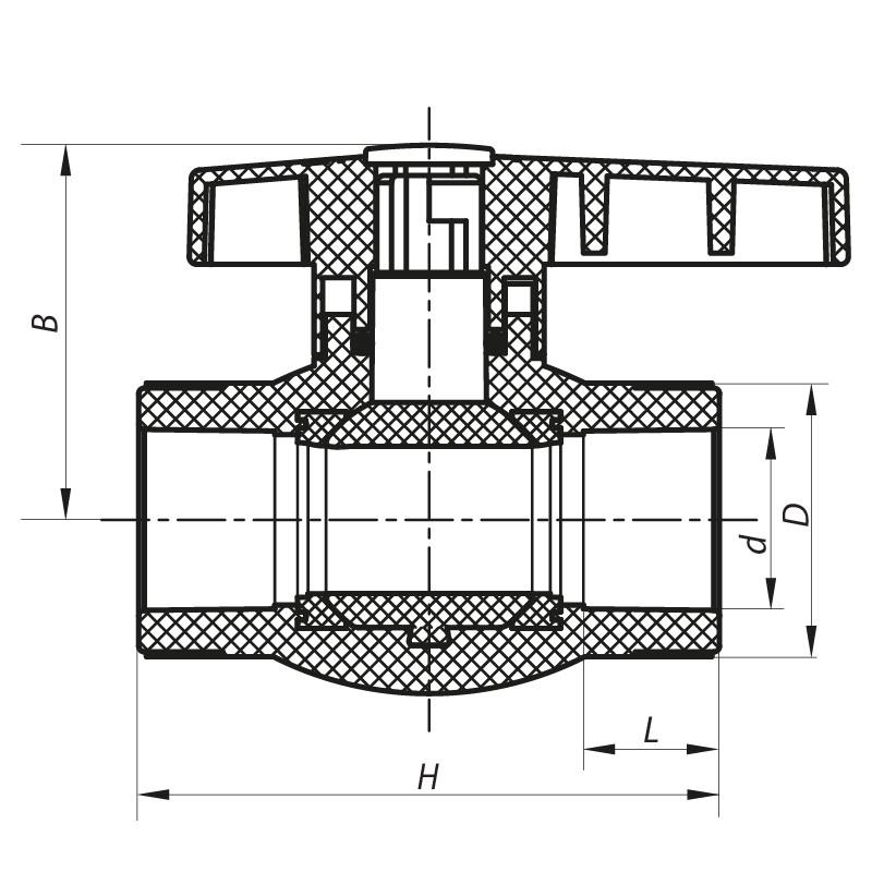 Кран шаровой KOER K0082.PRO для холодной воды 20 мм (KP0099) - фото 2 Кран шаровой KOER K0082.PRO для холодной воды 20 мм (KP0099) - фото 2