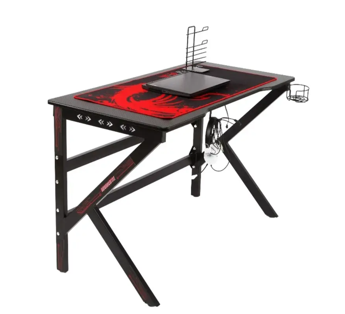 Компьютерный стол игровой G388 120х60х75 см Черный
