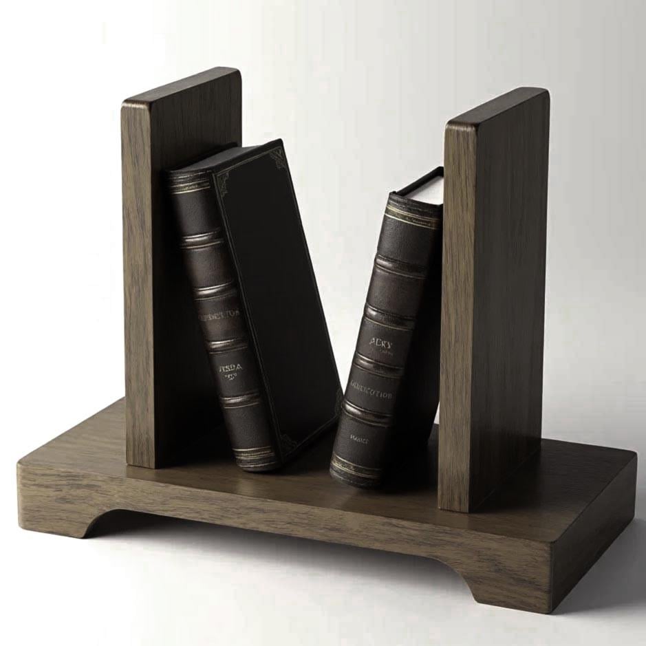 Полка книжная настольная из дерева Шимико Палисандр (КПА-038502)