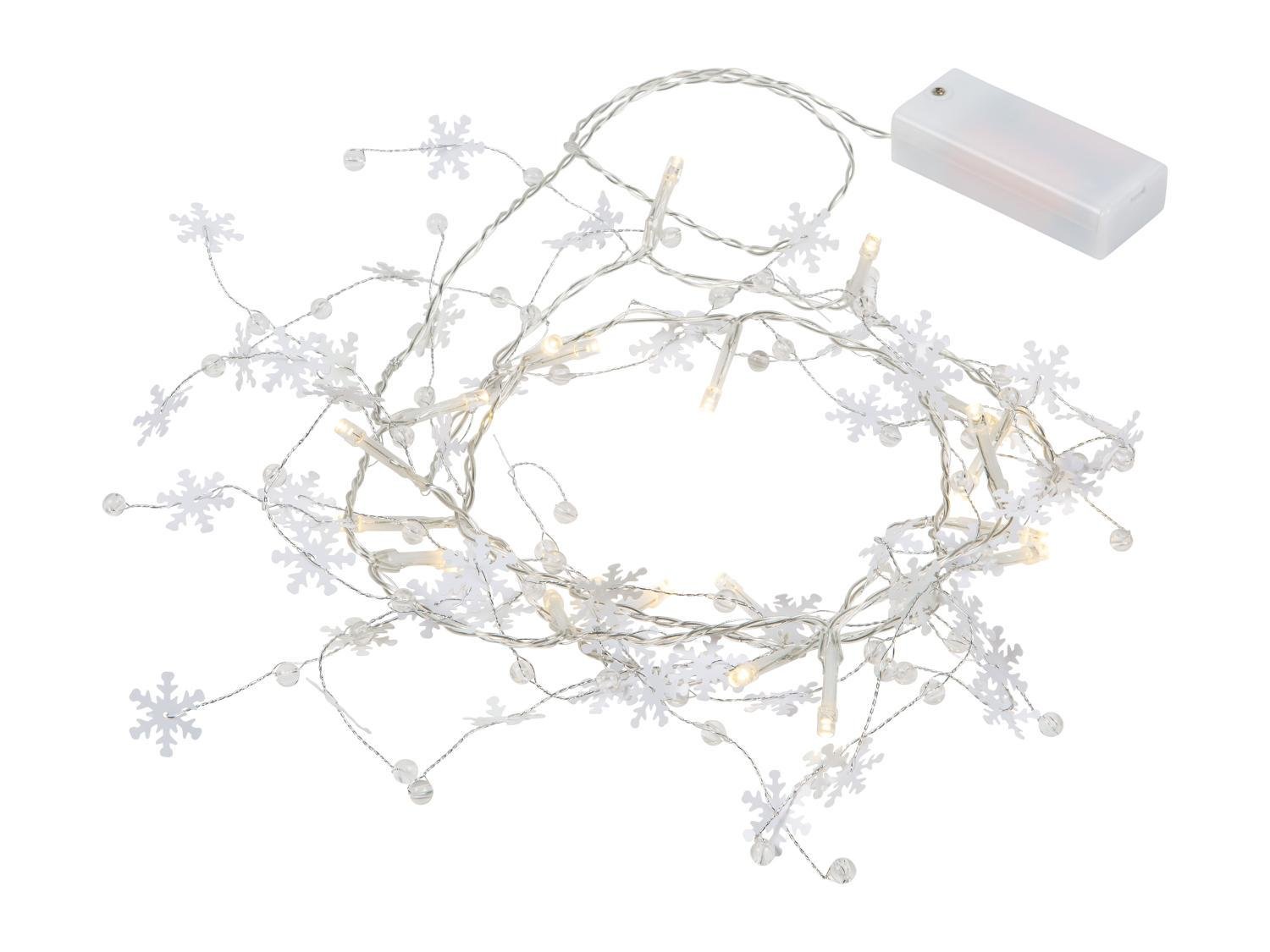 Гірлянда LED зі сніжинками Livarno Home 20 LED з таймером 1,7 м (P1-00218) - фото 3 Гірлянда LED зі сніжинками Livarno Home 20 LED з таймером 1,7 м (P1-00218) - фото 3