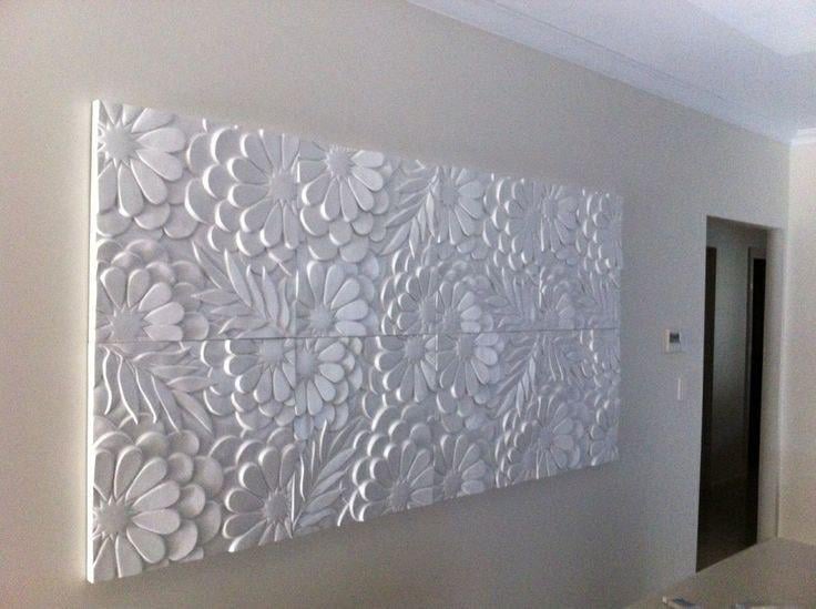 3D-панель гіпсова Квіти під фарбування 500х500х25 мм Білий (30664880) - фото 2