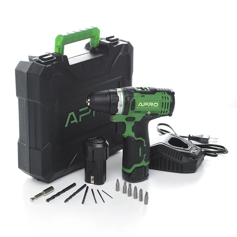 Дрель-шуруповерт Apro 12 В 1,5 А 12D 2 АКБ/ЗУ/кейс (895003) - фото 8 Дрель-шуруповерт Apro 12 В 1,5 А 12D 2 АКБ/ЗУ/кейс (895003) - фото 8