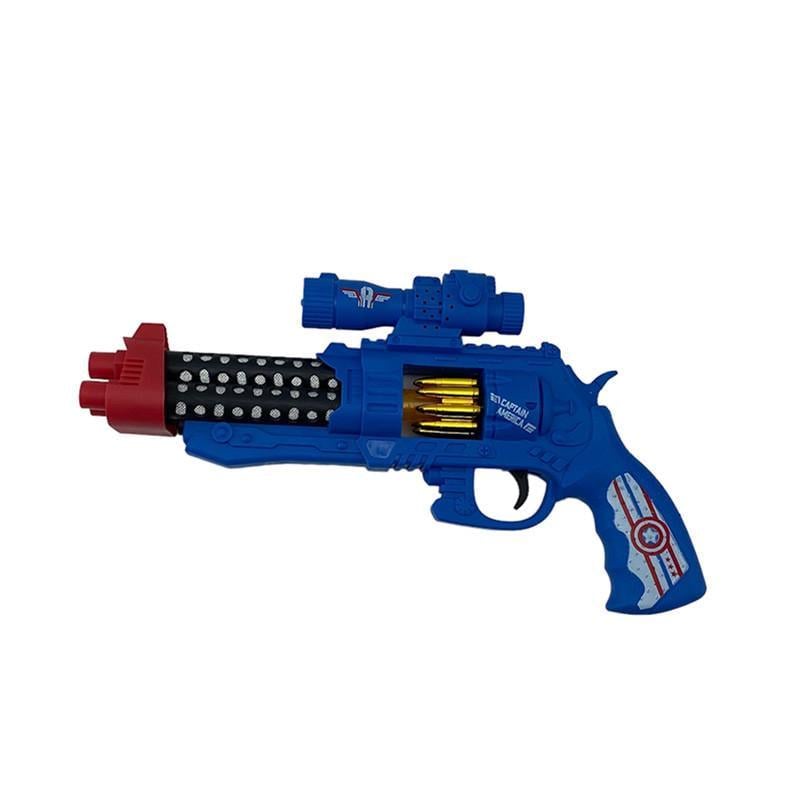 Пистолет Капитан Америка со светом и звуком А907 (31808579)