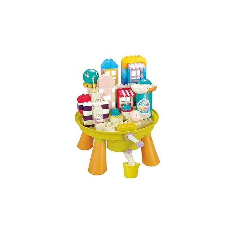 Конструктор Smoneo столик/водные игрушки 122 элемента Разноцветный (152626)