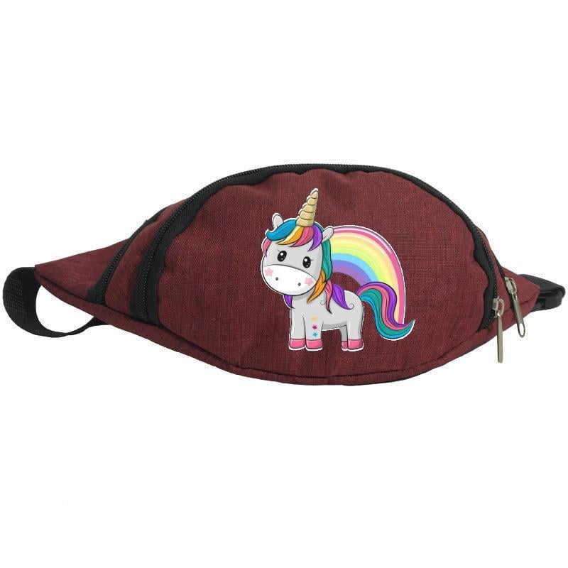 Поясная сумка-бананка Cappuchino toys Unicorn EDN 0017 Красный (1369989283)