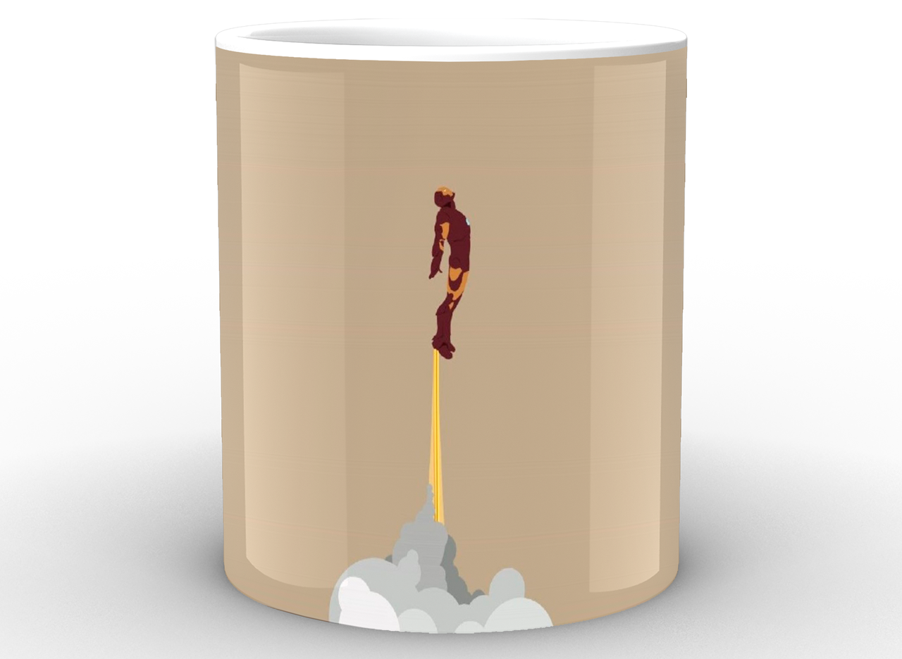 Чашка GeekLand Iron Man фан арт 330 мл Белый (IM.02.054.740)