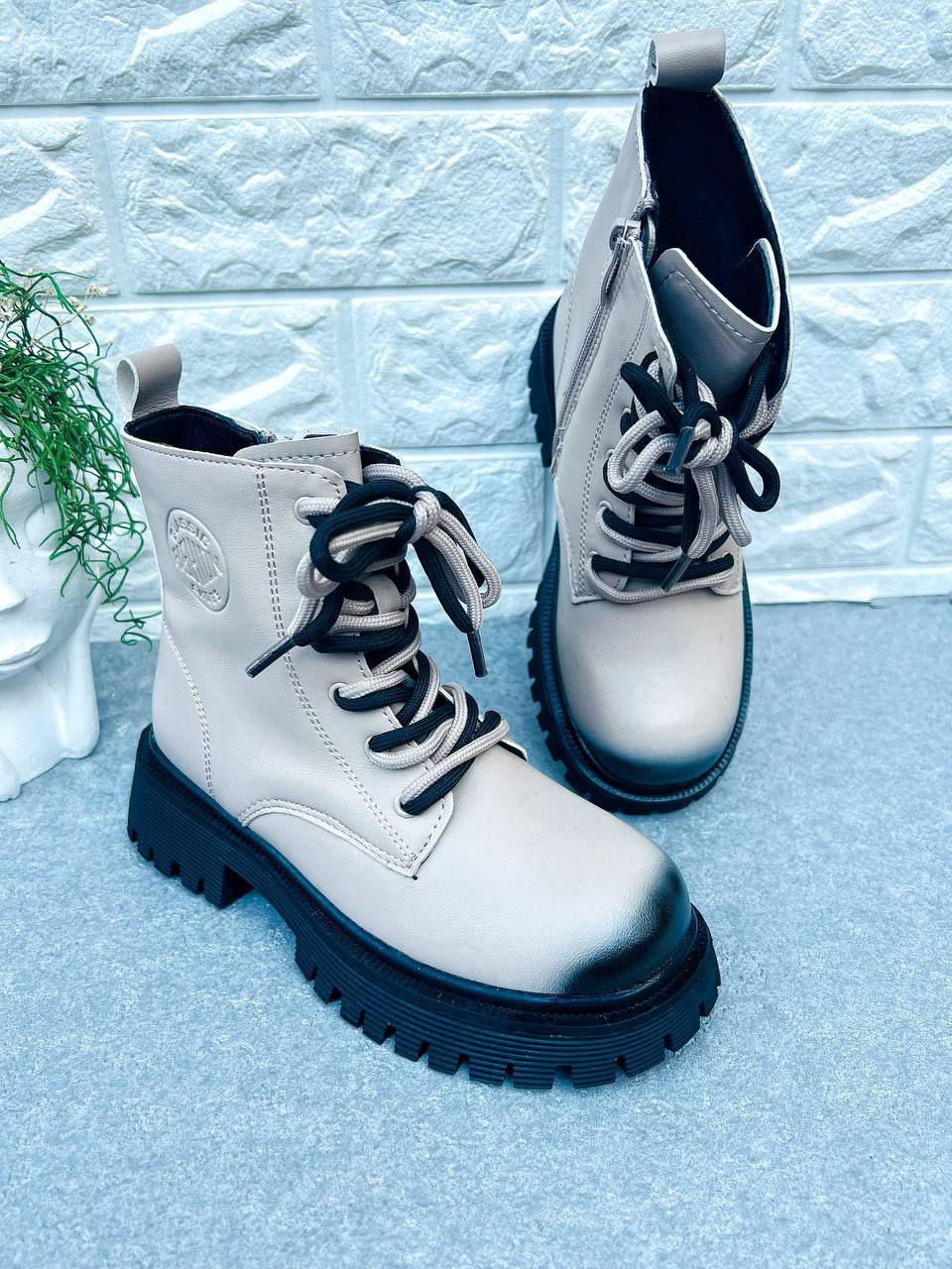 Чоботи для дівчинки зимові Jong Golf 1603 р. 34 22,5 см Бежевий (1603)