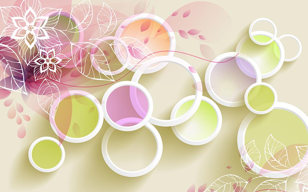 Фотообои 3D кольца (10770/1)