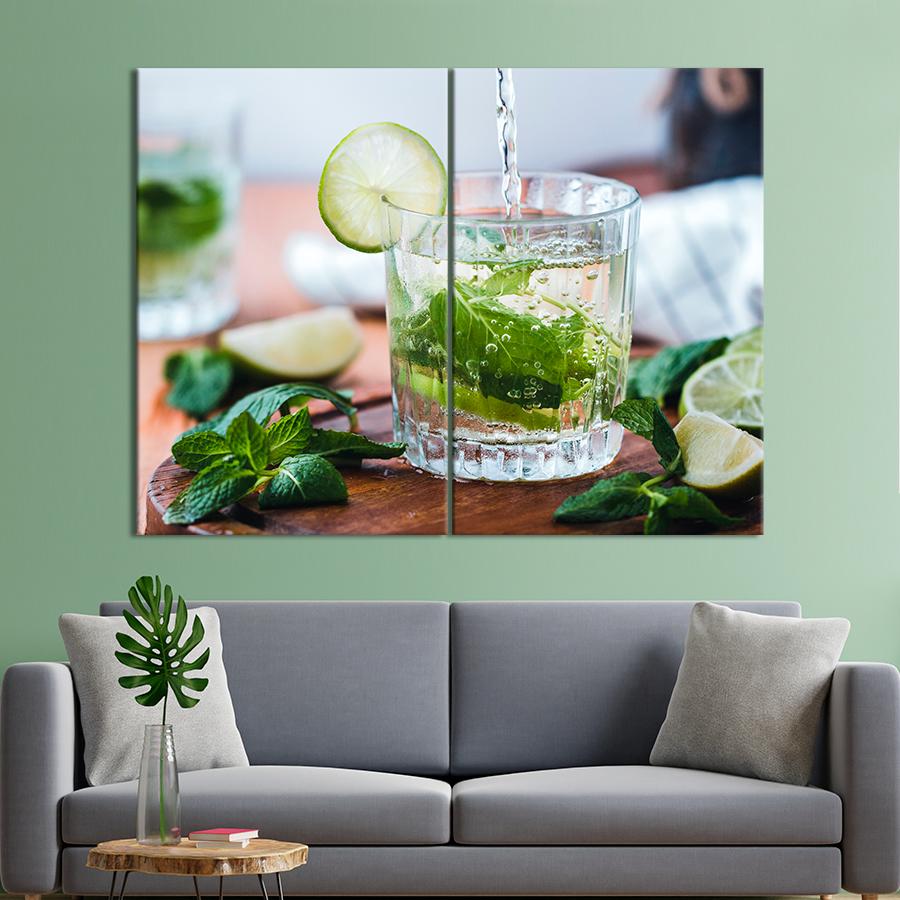 Настенний декор Лаймово-мятный лимонад 111x81 см (A456-2)
