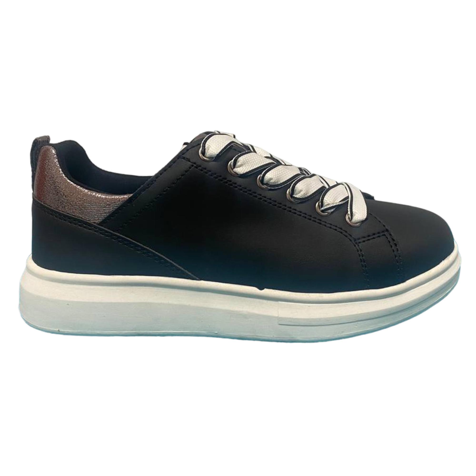 Кеды женские осенние Butigo р. 36 Черный (040053-36)