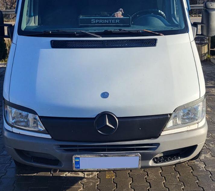 Зимняя накладка на решетку 2000-2002 Матовая Digital Designs для Mercedes Sprinter W901/902/903/904/905 1995-2006 гг. abs-пластик Черный
