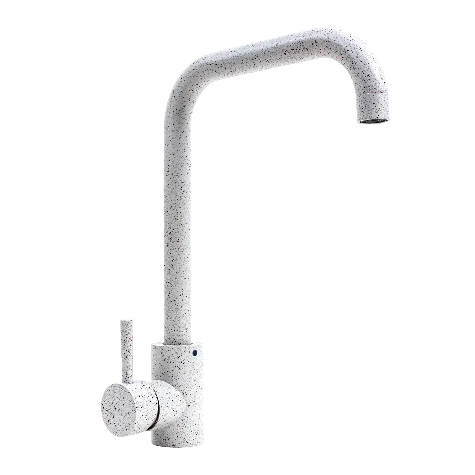 Змішувач для кухні Platinum NS02B 3008B-NA PLS-A40878 одноважільний Білий (195065)