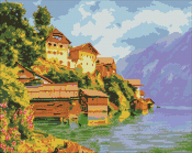 Алмазная мозаика Идейка Уютный залив 40x50 см (Id-AMO7529)