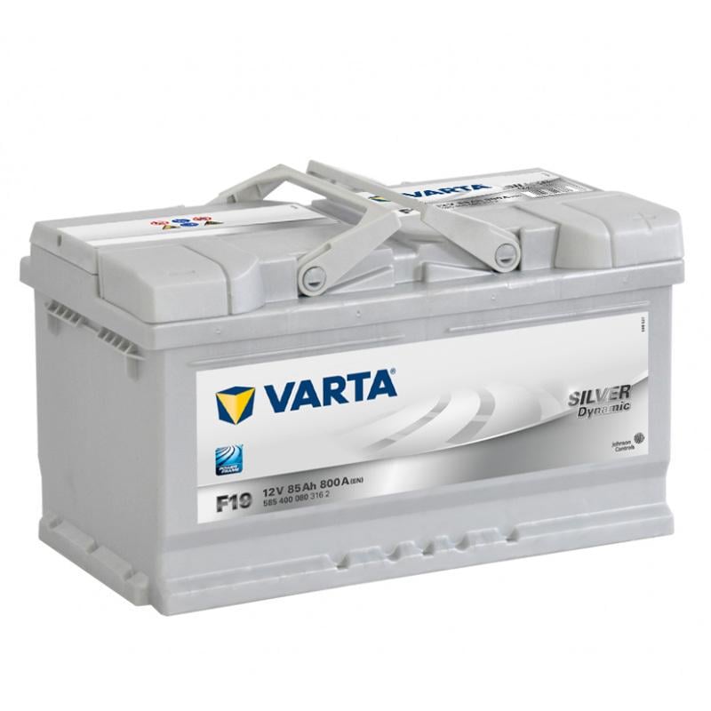 Акумулятор автомобільний Varta Silver Dynamic F19 6СТ-85Ah АзЕ 800A EN (585400080)