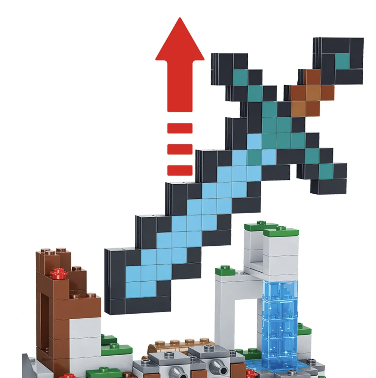 Конструктор My World Меч у скелі 359 деталей (AA8003) - фото 2