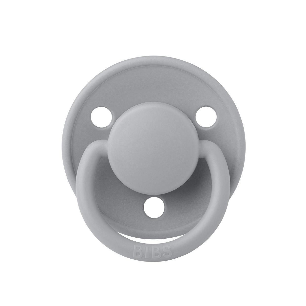 Пустушка Bibs DE LUX 6/18 міс. Gray